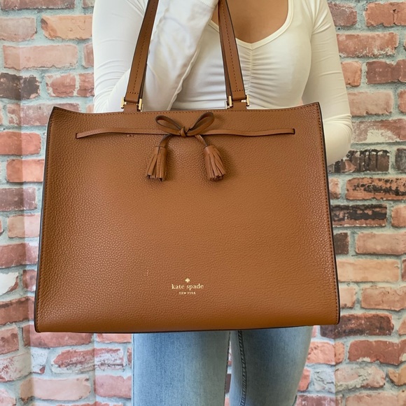 Kate spade LARGE Hayes tote warm ginger handbag - Picture 4 of 8